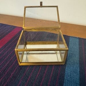 H&M Home Brass Jewelry Box